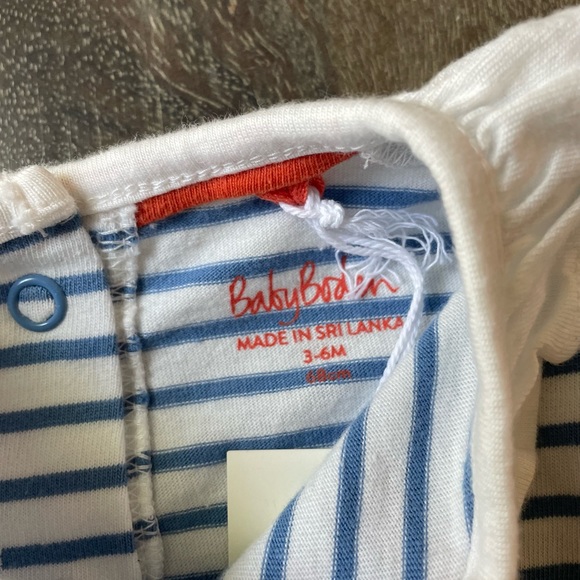 SOLD NWT Pumpkin Applique with flip flap, 3-6 months - Picture 3 of 3